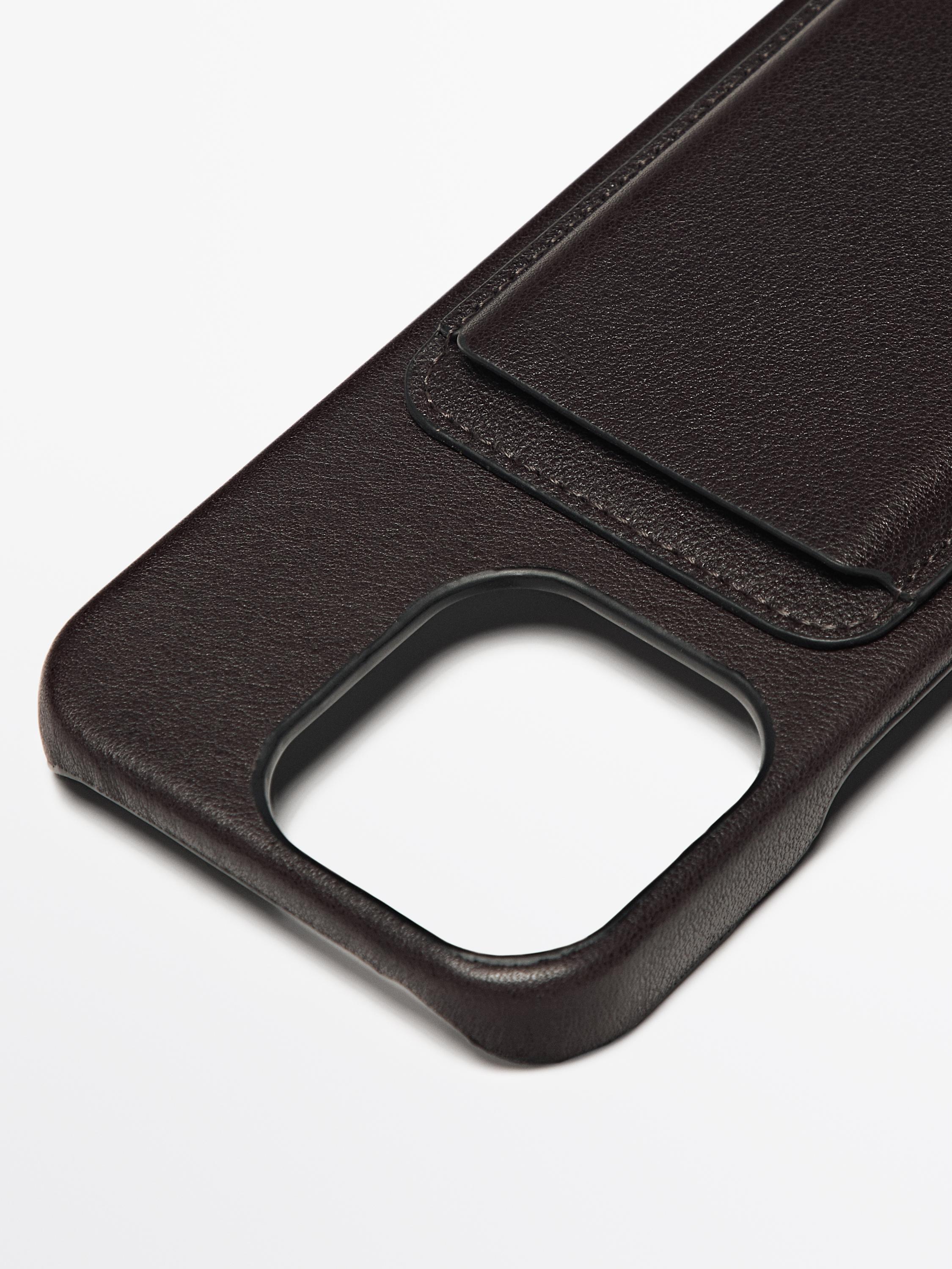 Coque iPhone 16 Pro en cuir nappa